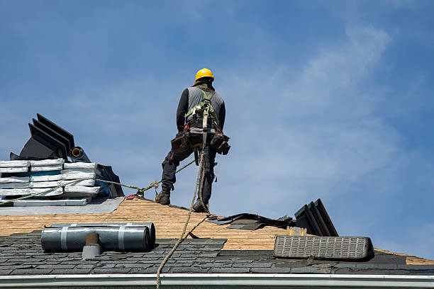 Professional Gutter Installation technician working in Waltersburg, PA